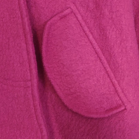 Cato Wool Blend Hooded 2 Button Peacoat Berry Pink XL - Picture 5 of 9